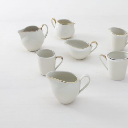 Rent vintage porcelain, milk jug & sugar bowls