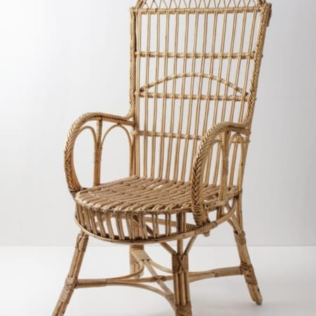 Korbstuhl für Hochzeitszeremonie und festliche Events mieten