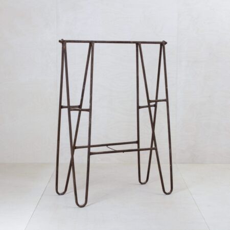 Old trestles, DYI shelf exhibition stand, rent