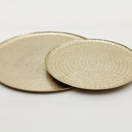 Tableware, golden serving tray for rent