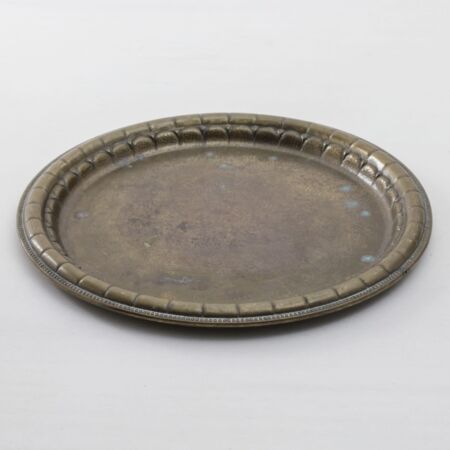 Gold coloured vintage tray, rent, tableware rental