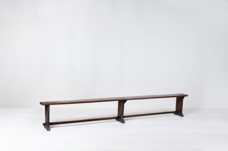 rental of wooden furniture and benches for the wedding ceremony