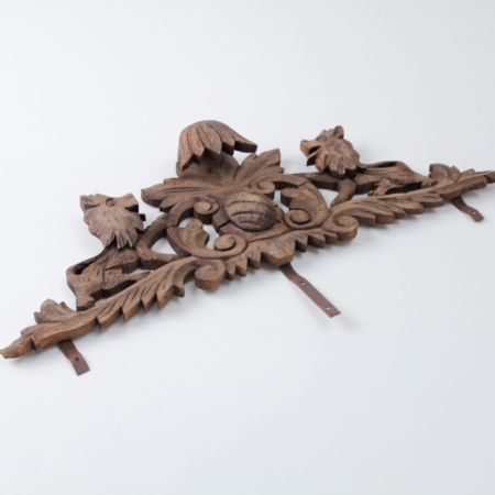 Hölzernes Kopfstück, Dekoration, Shooting Requisiten