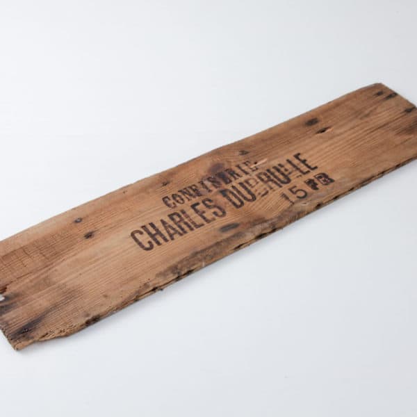 Wooden sign, rustic decoration, event, trade fair
