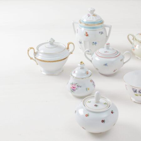 sugar bowls, rent, tableware rental, wedding table