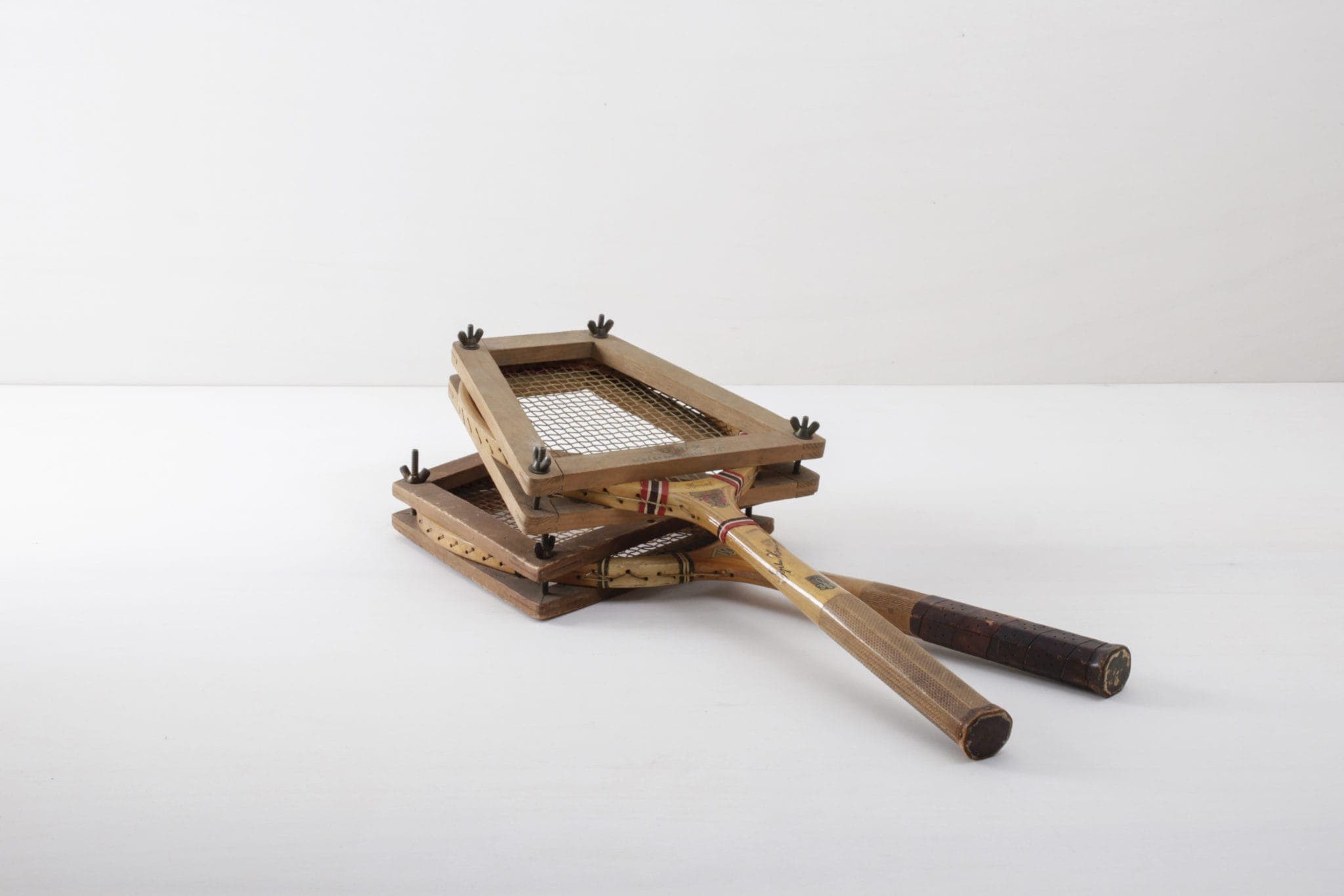 antike Holztennisschläger, Dekoration, Mieten, Hamburg, Berlin, Köln