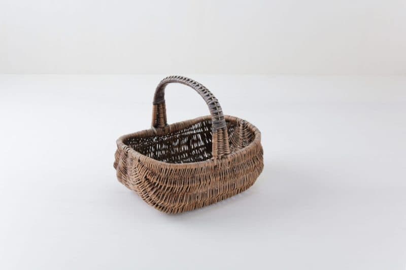 Woven wicker basket. Perfect for flower girls
