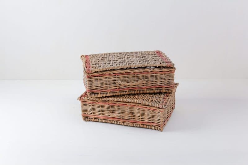 Baskets for serving cutlery & napkins for hire