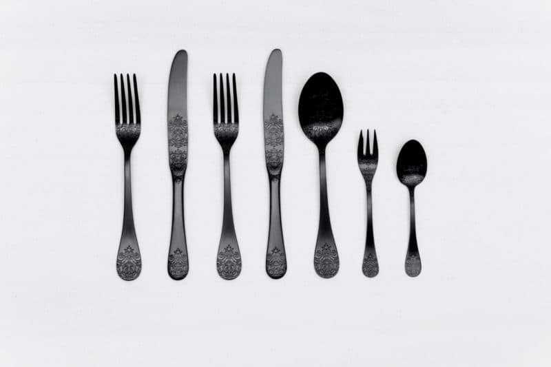Cutlery Set Natalio Black Matte 7-pieces PVD | |