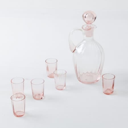 Decanter set, schnapps bottles, glassware, rent, Berlin, Hamburg, Cologne