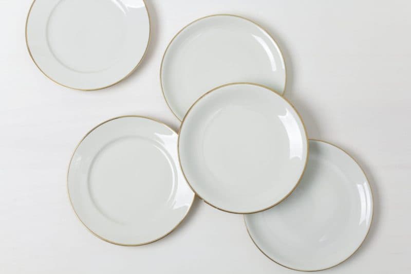 Dinner Plate Magdalena Ivory/Gold Mismatching