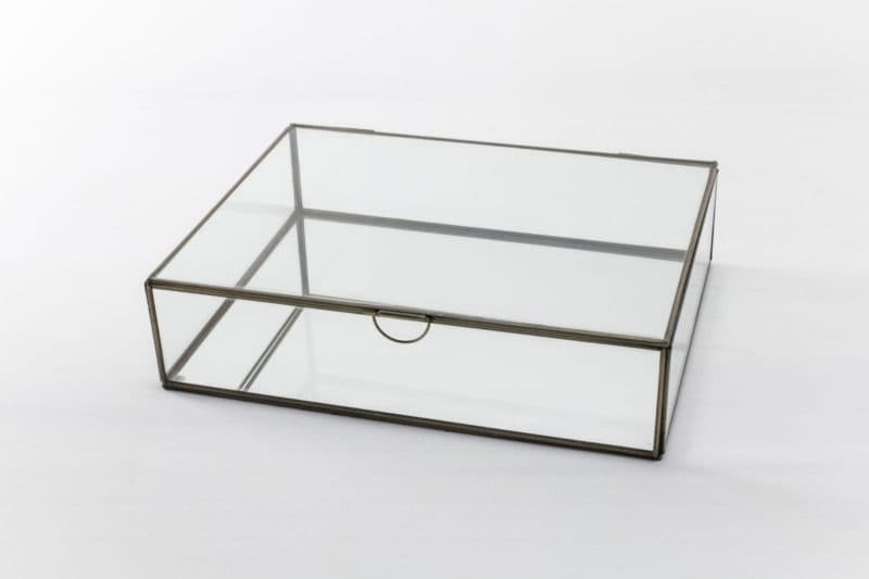 Glass case, glassware decoration, accessories, rent, product presentation