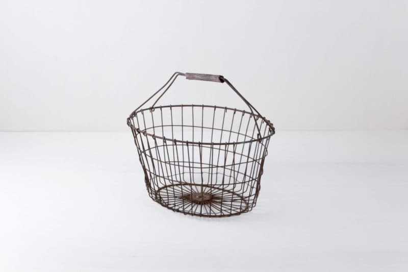 Metal basket, baskets, Boho decoration, rent