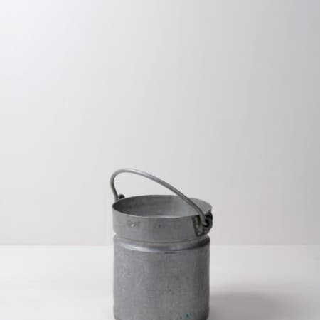 metal buckets, metal tubs, metal chairs, metal tables for rent