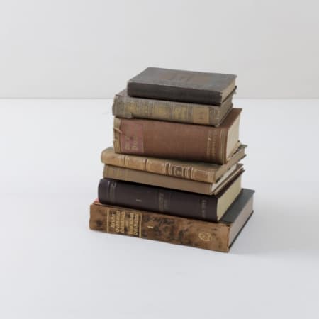 vintage Bücherstapel, Hochzeitsdekoration, Lounge, Mieten