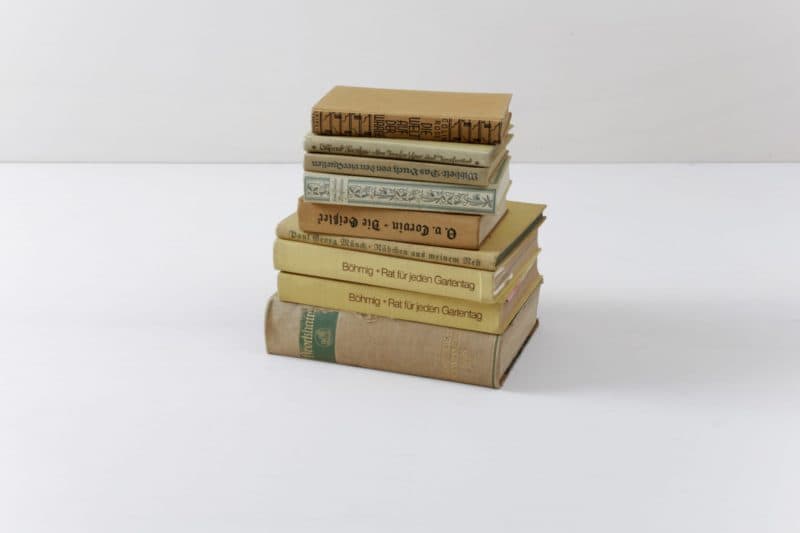 Book pile, Exhibition stand, Decoration