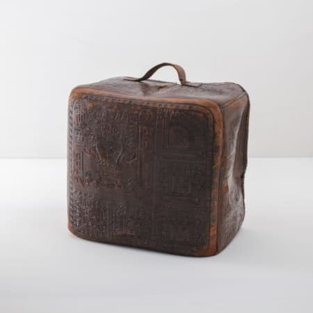 Ledertasche, Dekoelement, mieten, Hamburg, Berlin, Köln