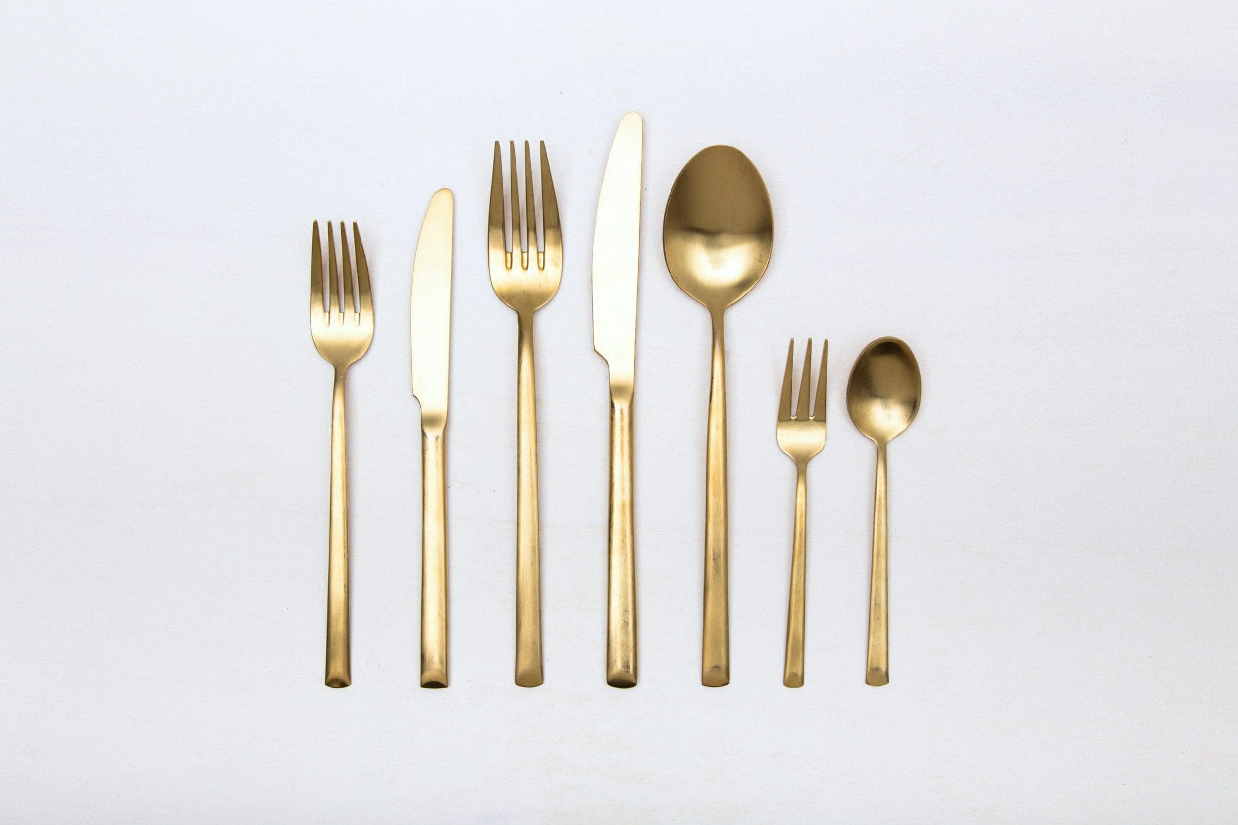 Besteck Set Ines Gold Matt 7-teilig | |