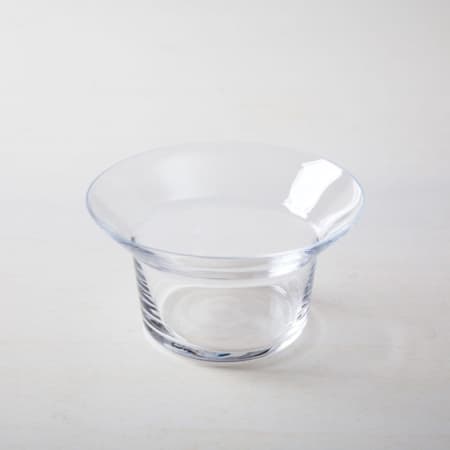 Schlichter Teelichthalter aus klarem Glas leihen Berlin