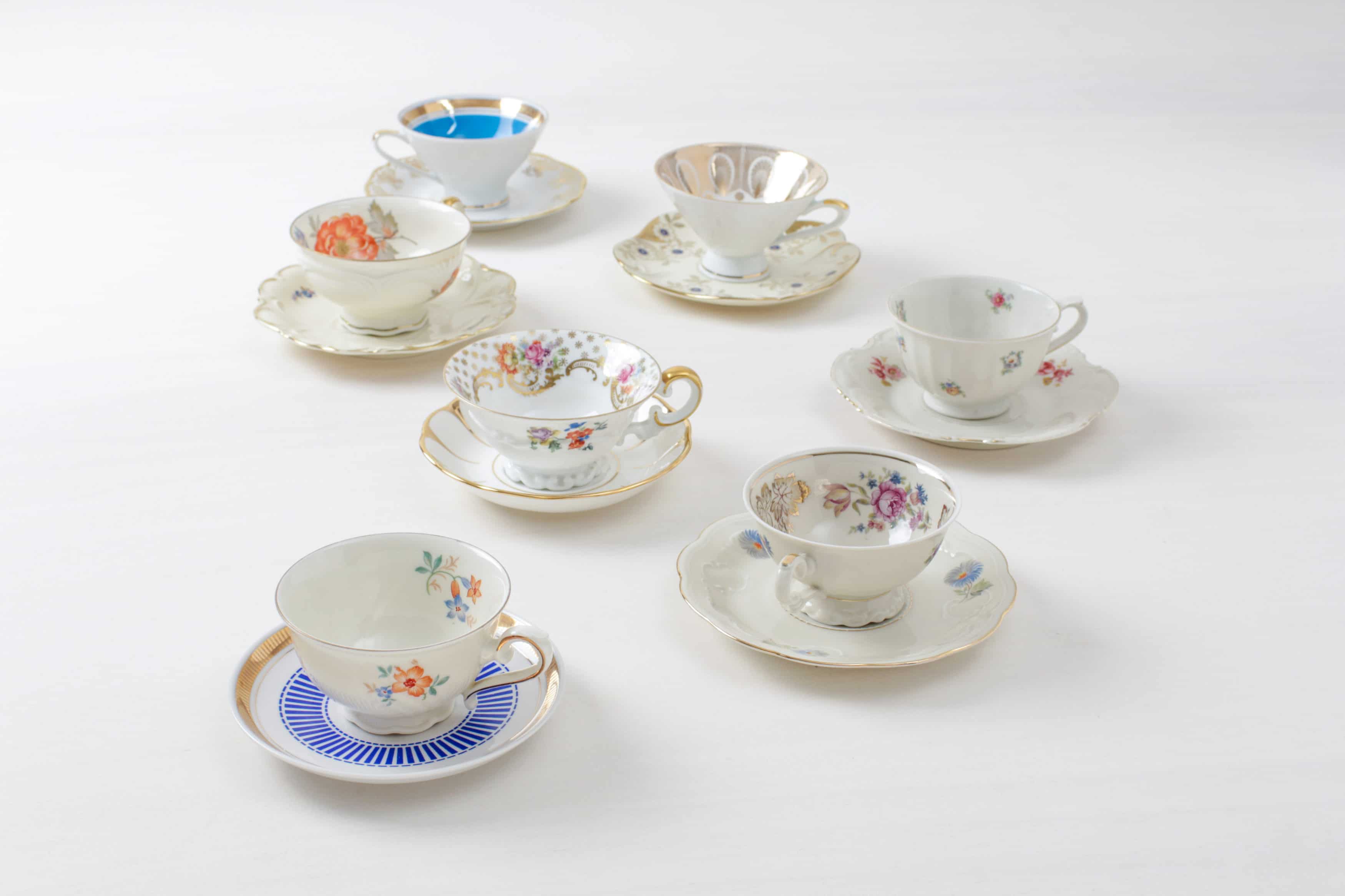 Tasse & Untertasse Carmen Set Mismatching Floral | |