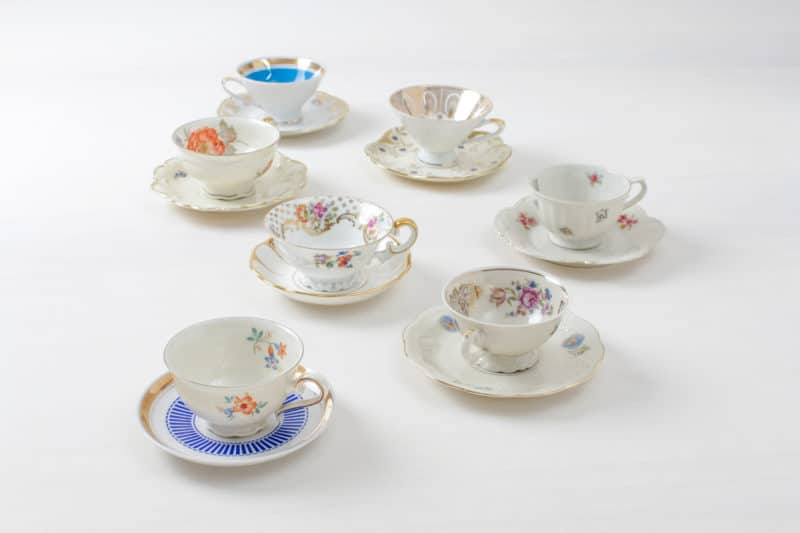 Cup & Saucer Carmen Set Mismatching Floral | |