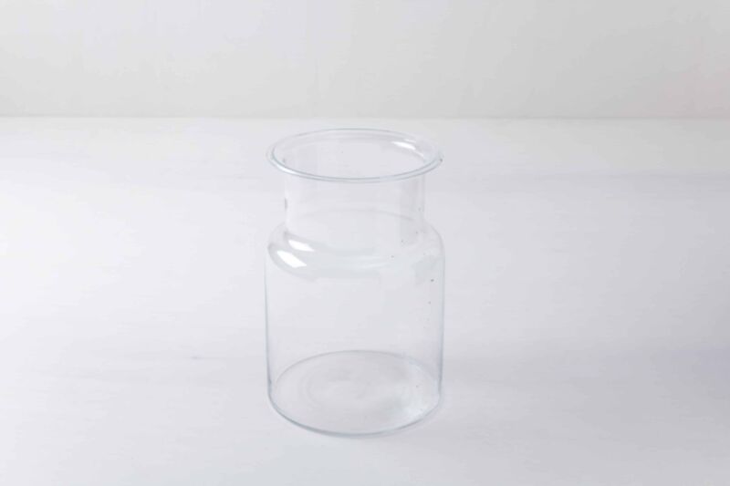 Rent various glass containers, glass bottles, glass plates & glass vases