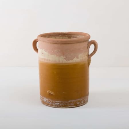 vintage Keramikvase, Tontopf braun Ton, mieten Berlin