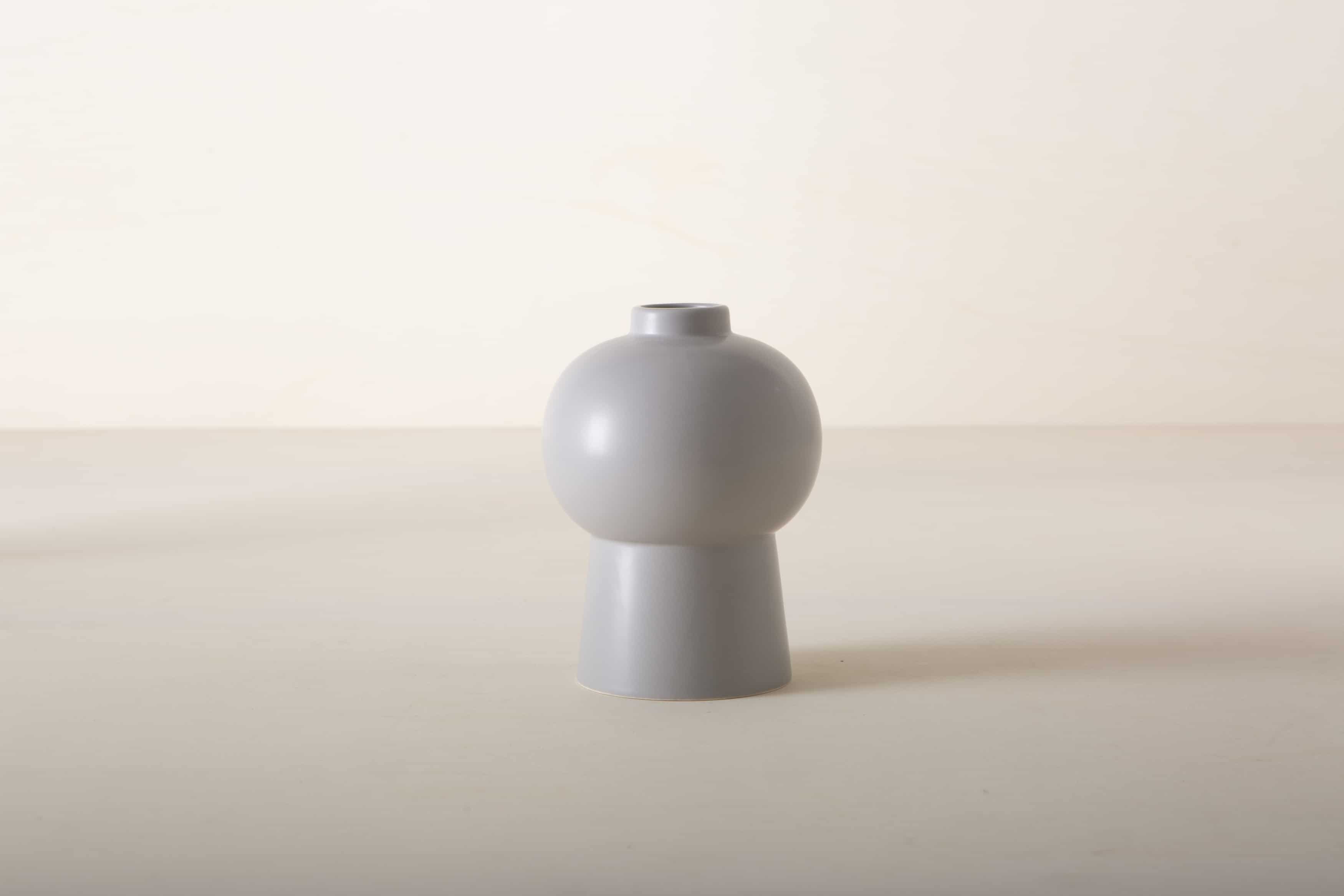 Vase, modern, grau mieten