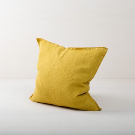 Pillow Cosme Linen Ochre 50x50