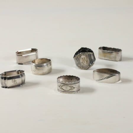 Serviettenring Antonia Versilbert Mismatching